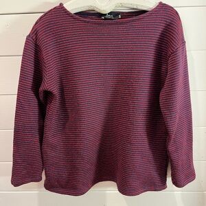 Louve Striped Knit Sweater - Size S/P